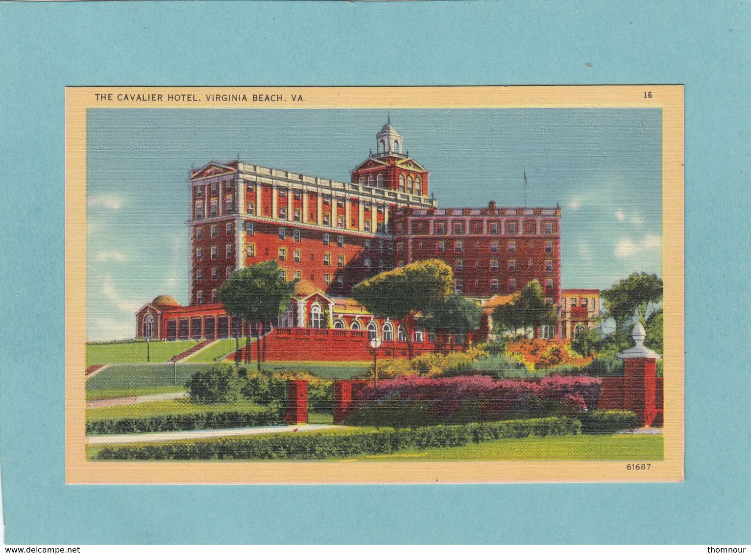 VIRGINIA  BEACH  -  THE  CAVALIER  HOTEL  - - Virginia Beach