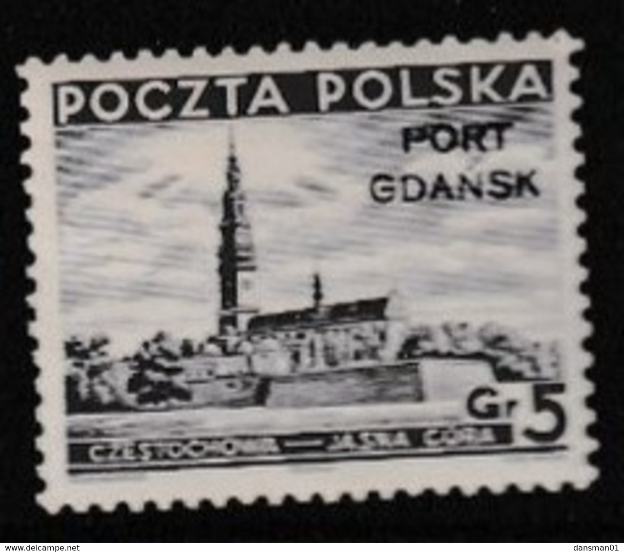 Port Gdansk 1937 Fi 29 Mint Never Hinged - Besatzungszeit