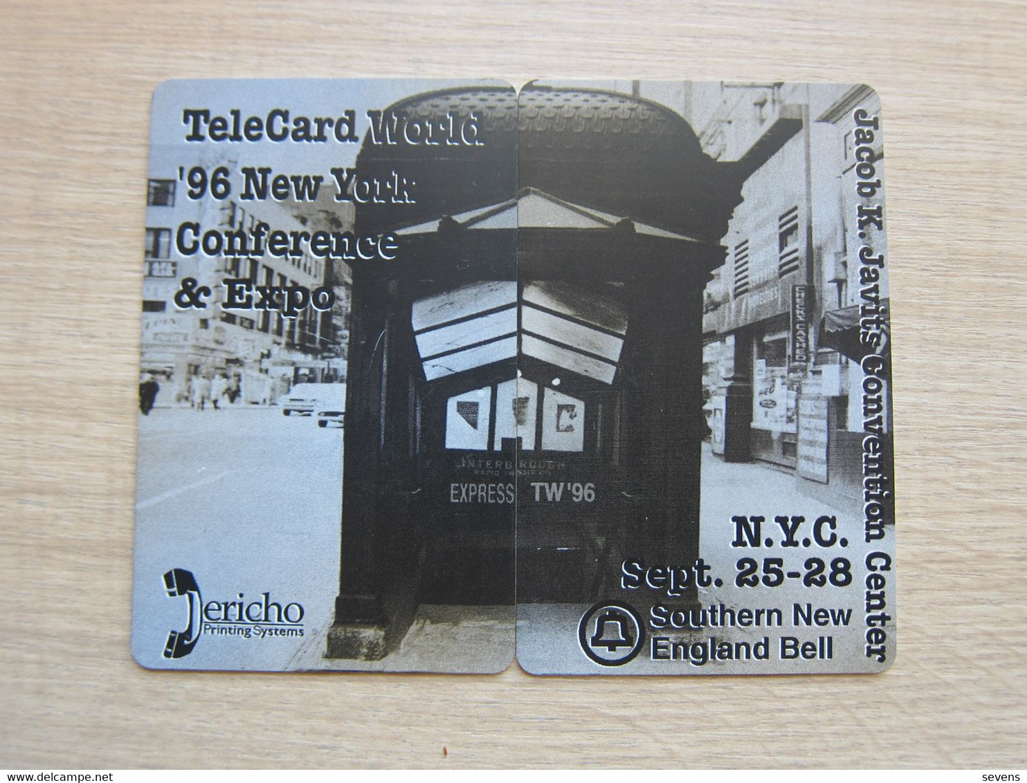 Telecard World '96 New York Phoecard Fair,puzzle Set Of 2, Mint Expired, 500 Sets Issued Only - Bellsouth