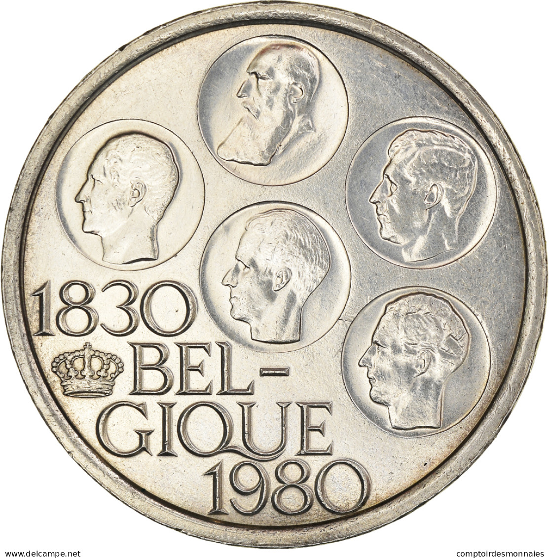 Monnaie, Belgique, 500 Francs, 1980, Bruxelles, SUP, Silver Clad Copper-Nickel - 500 & 5000 Frank (goud)