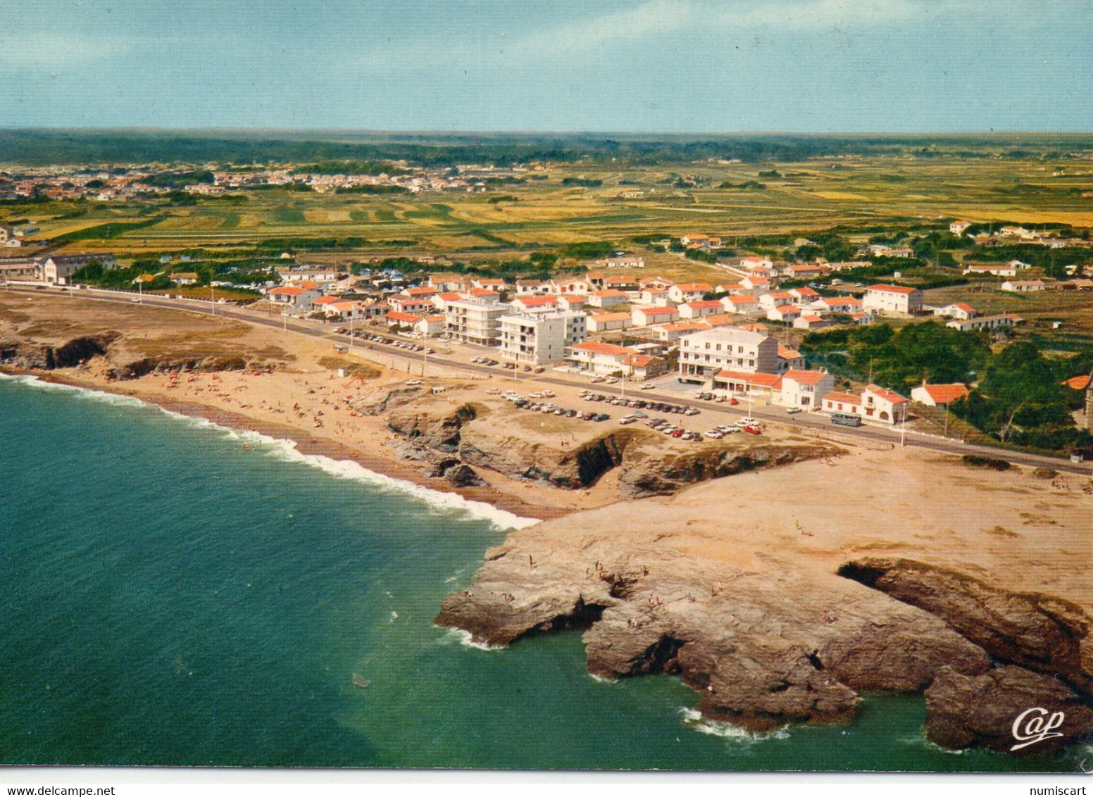 Saint-Hilaire-de-Riez Belle Vue Aérienne La Plage Des Bussoleries - Saint Hilaire De Riez