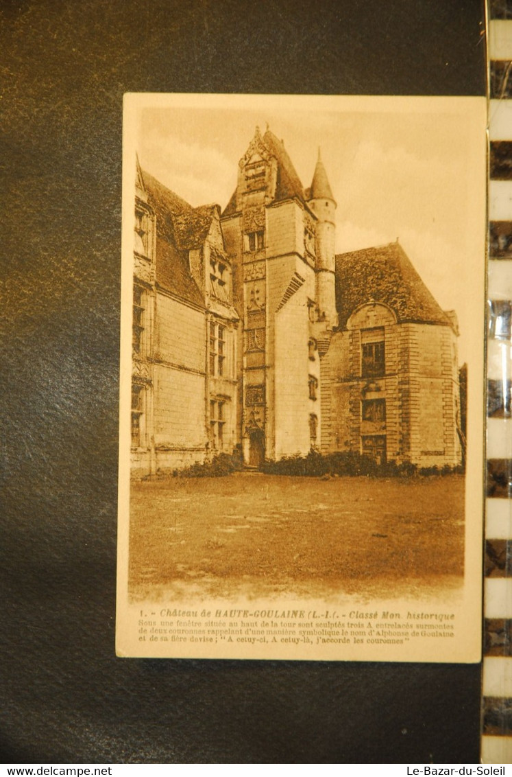 CP, 44,  LOIRE ATLANTIQUE / HAUTE-GOULAINE / CHÂTEAU DE HAUTE GOULAINE ,edit Artaud - Haute-Goulaine