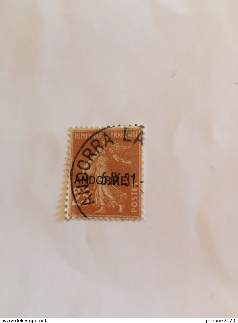 Andorra Stamp - Oblitérés