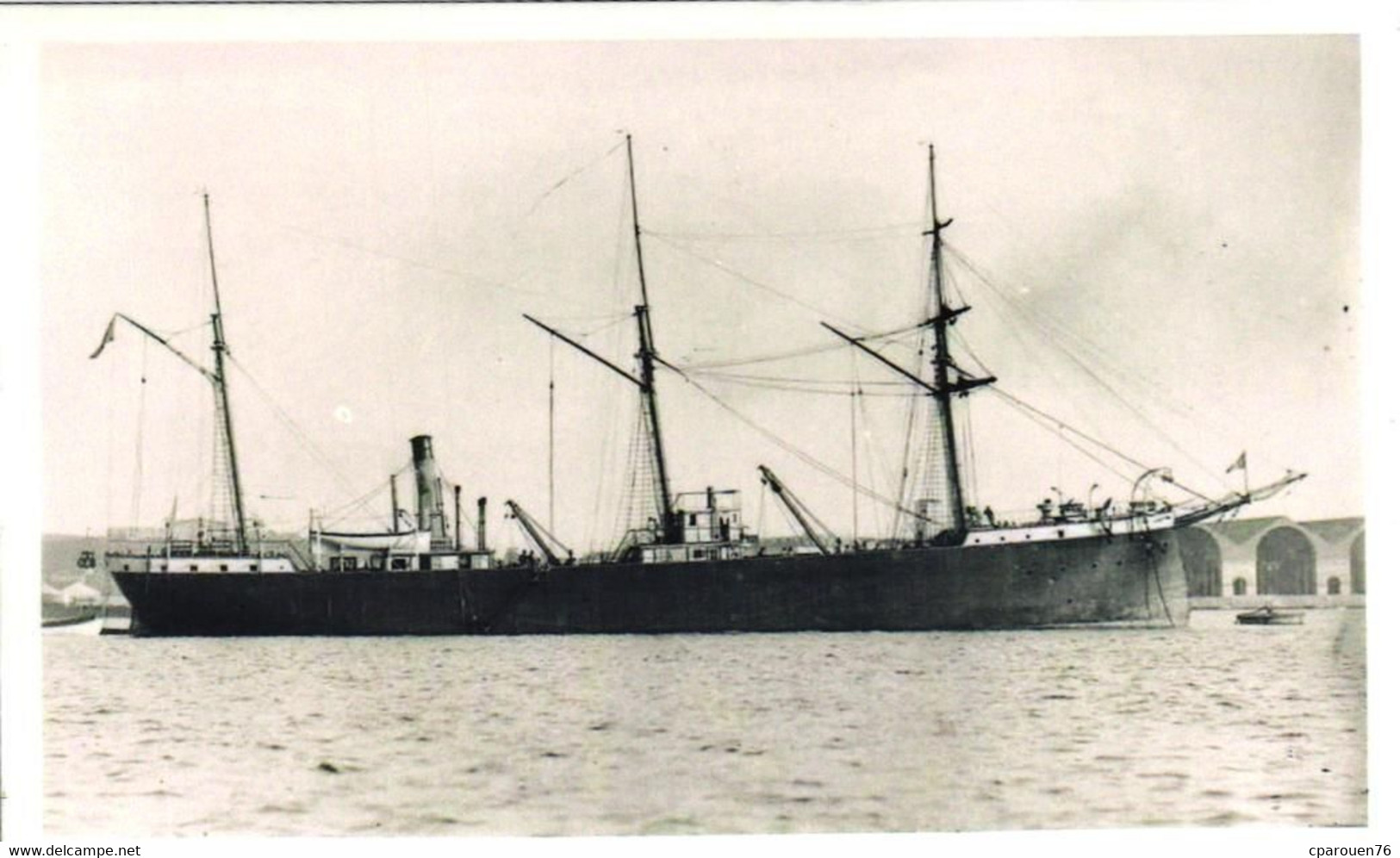 Photo Bateau " Lorient "  1870 Coulé Par Abordage - Schiffe