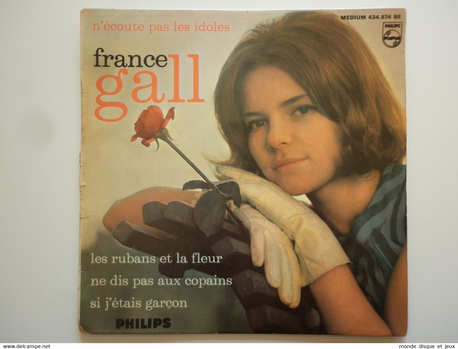 France Gall 45Tours EP Vinyle N'écoute Pas Les Idoles / Ne Dis Pas Aux Copains 2ème Pochette - 45 T - Maxi-Single