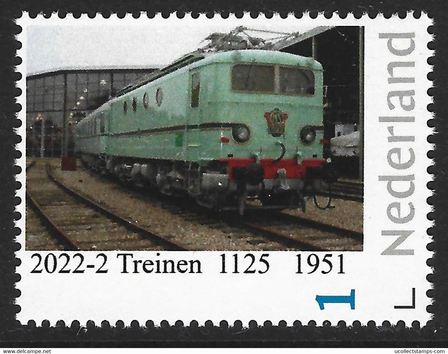 Nederland  2022-2  Treinen Trains  1125  (1951)       Postfris/mnh/neuf - Neufs