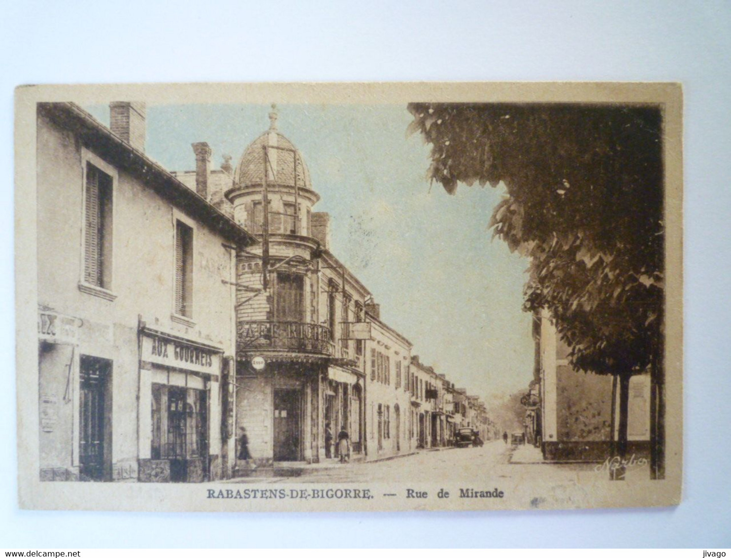 2022 - 768  RABASTENS-de-BIGORRE  (Hautes-Pyrénées)  :  Rue De MIRANDE  1945    XXX - Rabastens De Bigorre