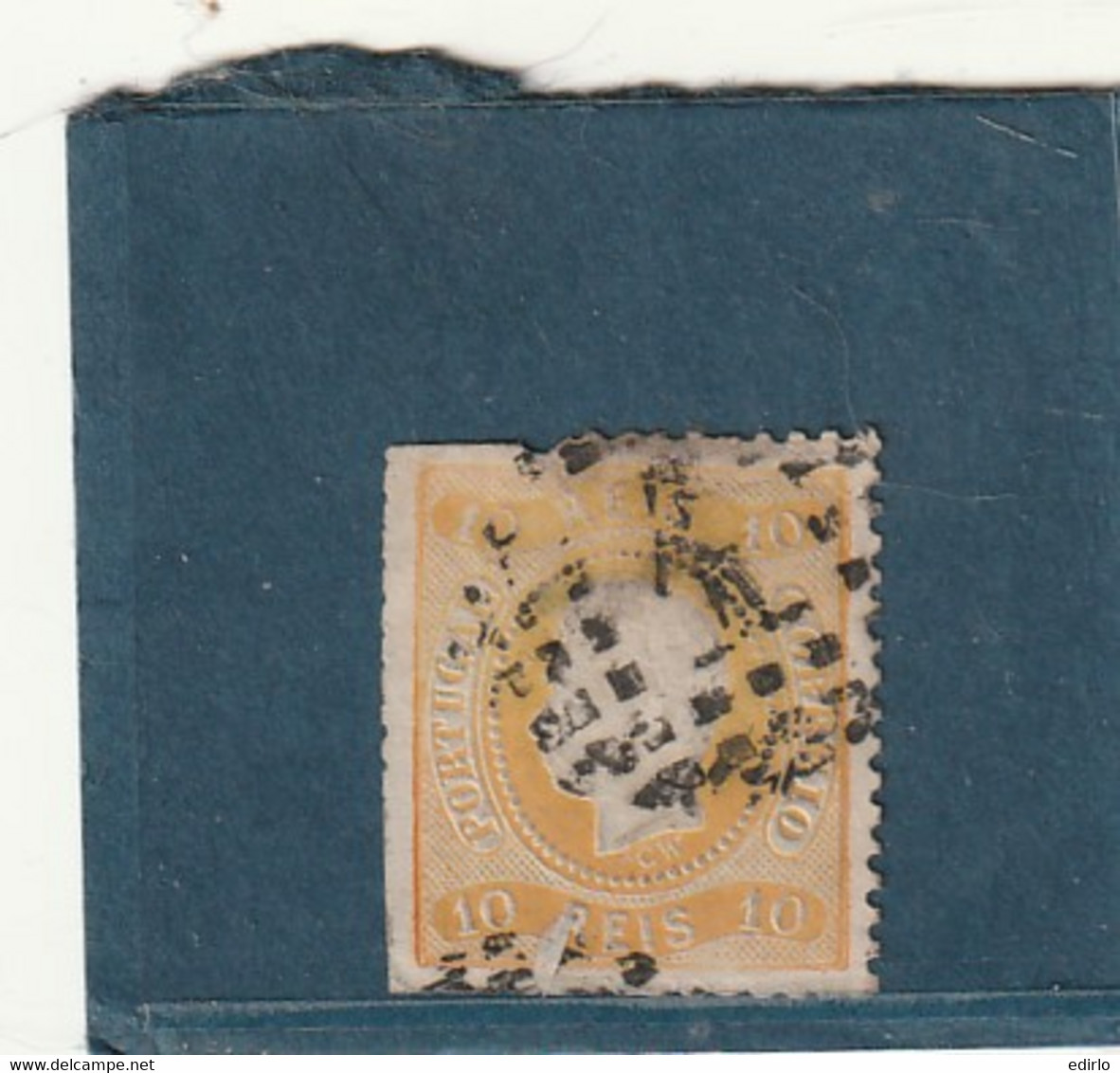 ///    PORTUGAL  ***  N° 10 Ocre Jaune  N° 135 Côte 135€   -   Petit Aminci - Used Stamps