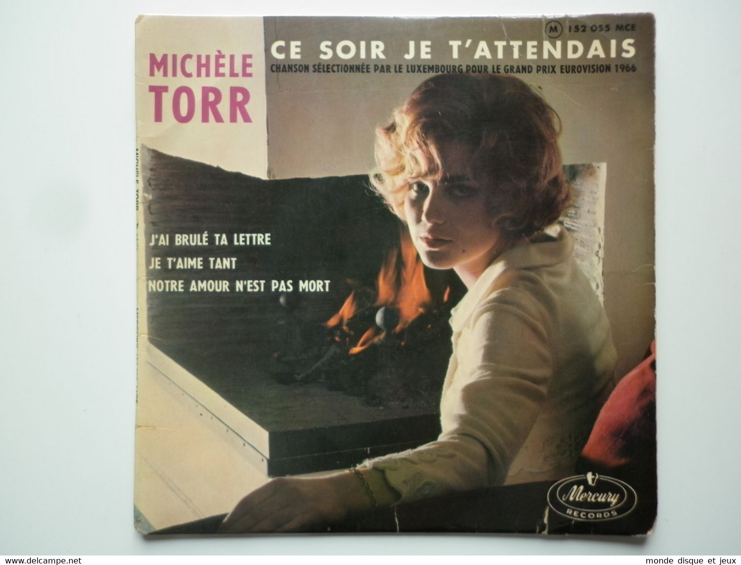 Michèle Torr 45Tours EP Vinyle Ce Soir Je T'attendais - 45 T - Maxi-Single