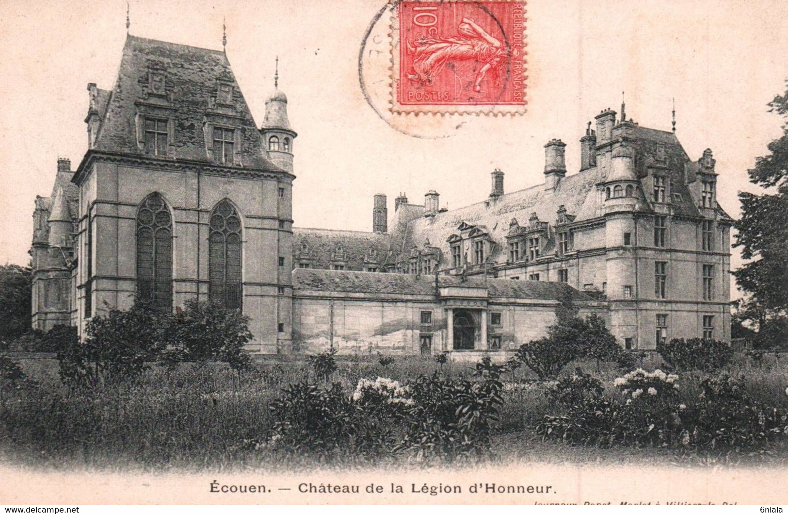 9079 ECOUEN  CHATEAU DE LA LEGION D HONNEUR            ( Recto-verso) 94 Val D'Oise - Ecouen