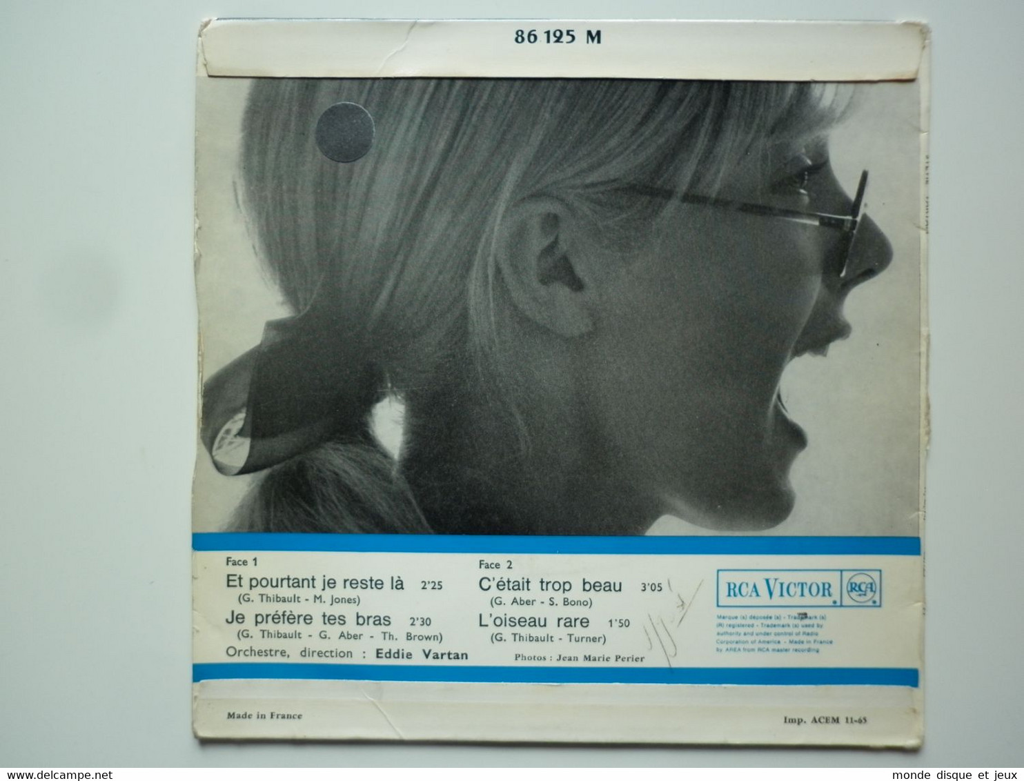 Sylvie Vartan 45Tours EP Vinyle Et Pourtant Je Reste Là - 45 T - Maxi-Single