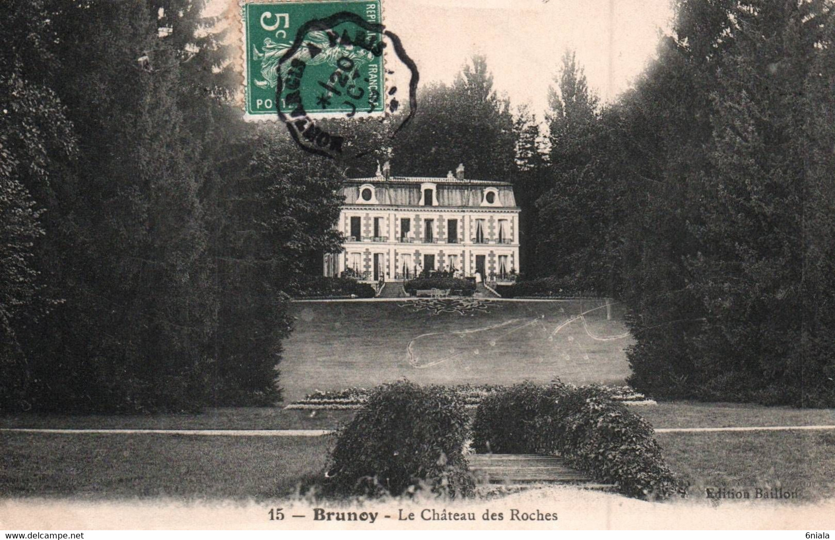 9083 BRUNOY  LE  CHATEAU DES    ROCHES           ( Recto-verso) 91 Essonne - Brunoy