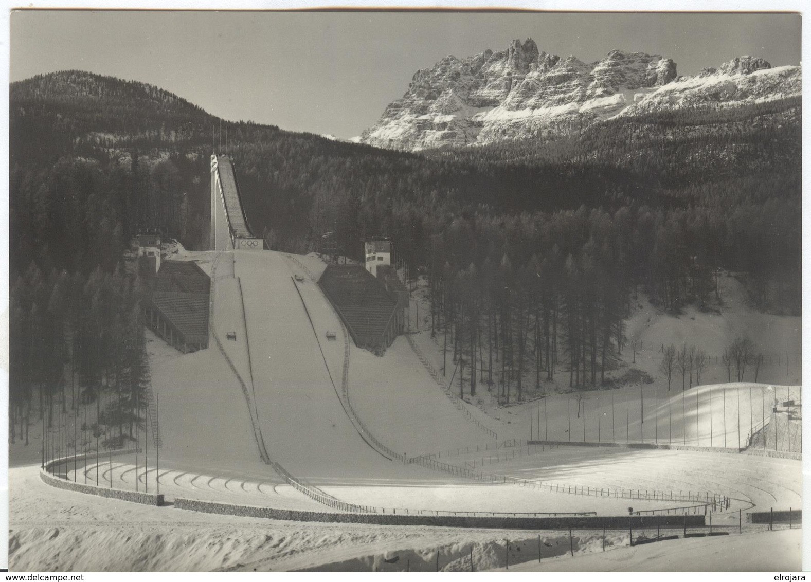 Italy Unused Olympic Postcard With Skijump - Inverno1956: Cortina D'Ampezzo