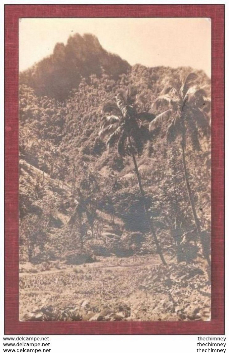 COOK Islands RP SHOWS A ROAD In The COOK Islands Carte Photo By Sydney Hopkins Rarotonga Unused - Cookeilanden