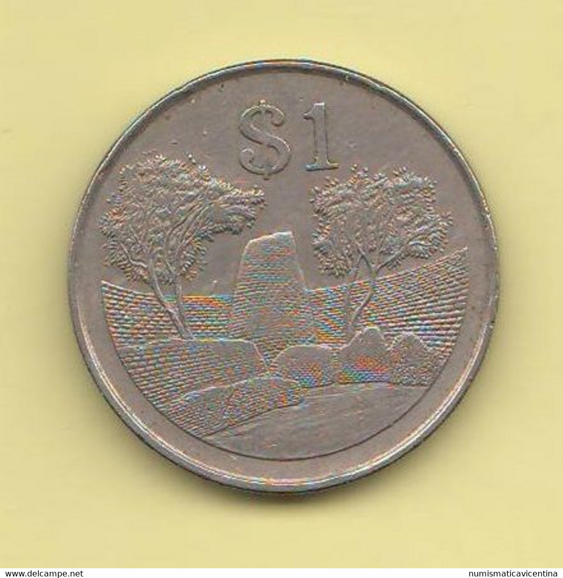 Zambia 1 Dollaro One $ 1980 Nickel Coin - Zambie