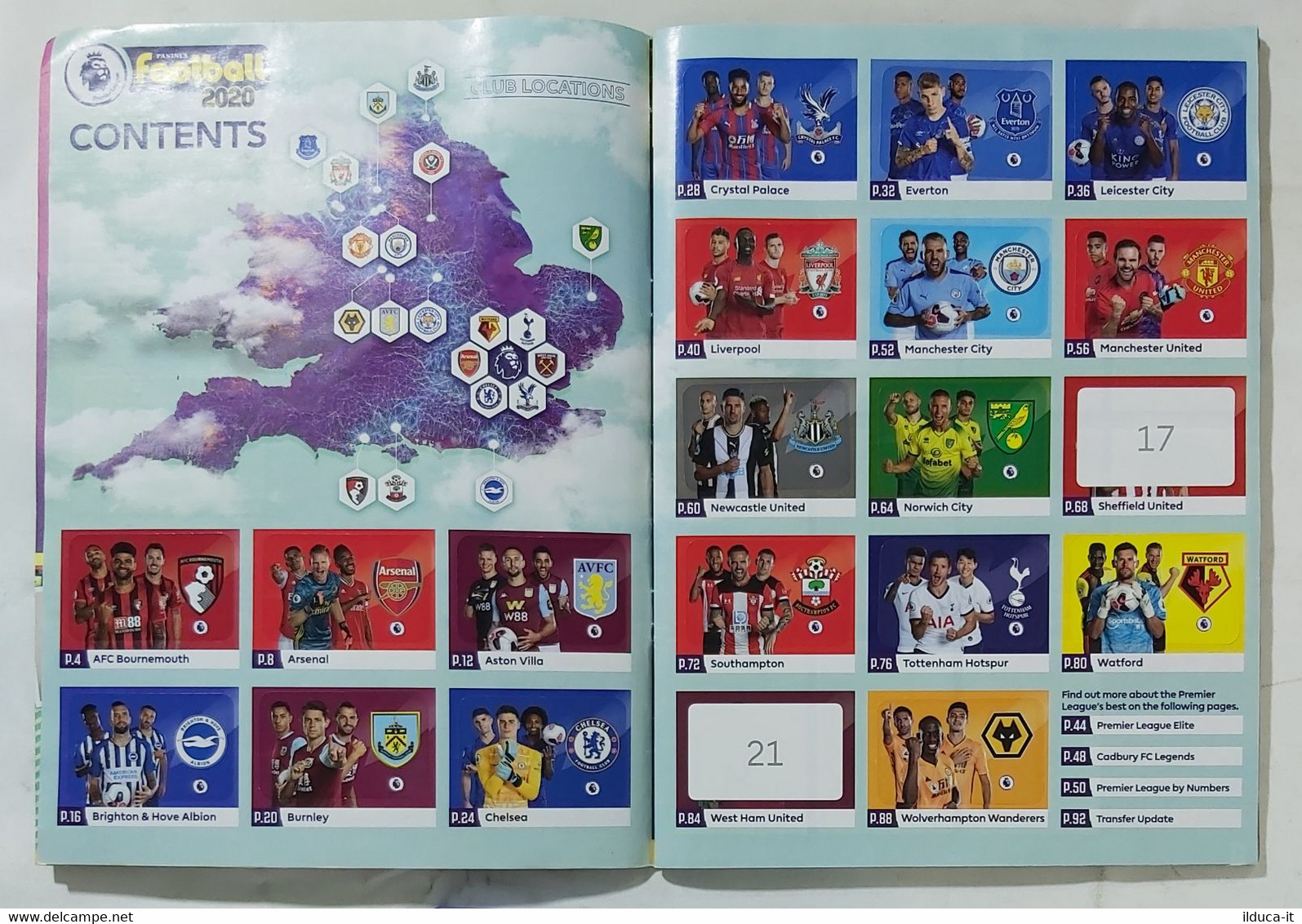 I103267 Album figurine - Premier League Panini's Football 2020 - fig. 559/636