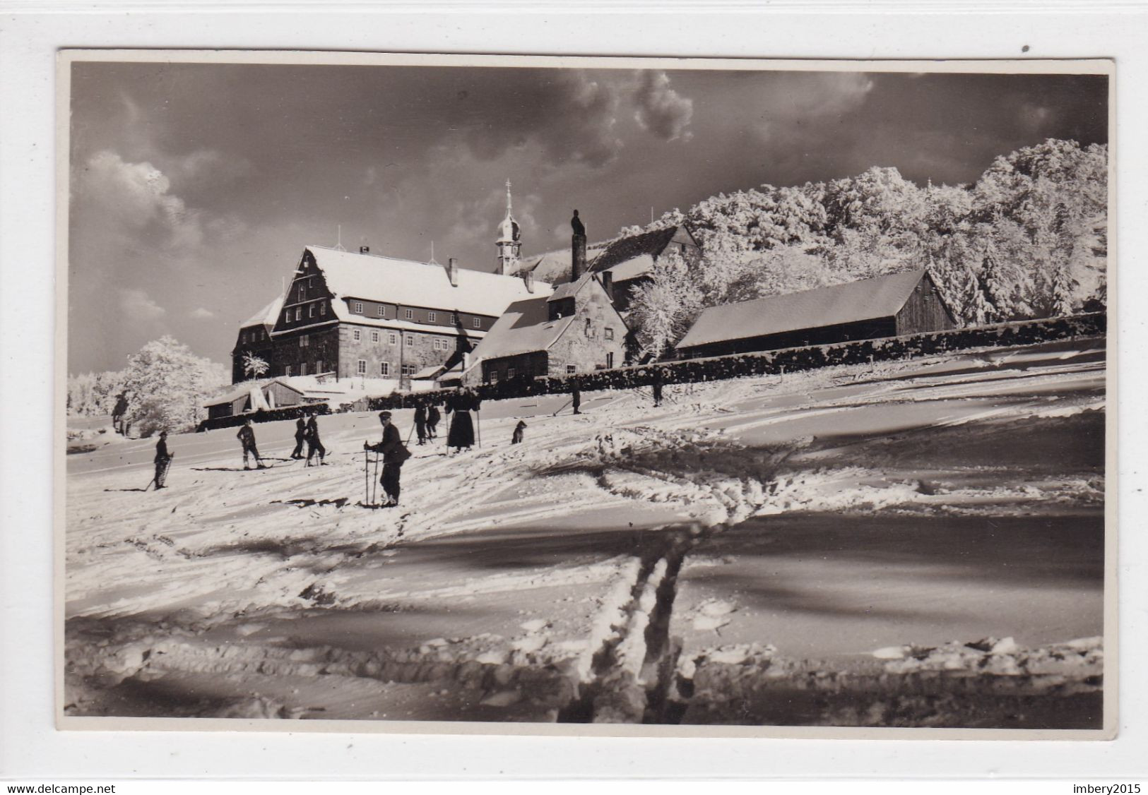 Germany Ak  Kloster Kreuzberg, (Rhön), Wintersport, Bischofsheim In Der Rhön, Hessen, Deutschland Ansichtskarte - Rhoen