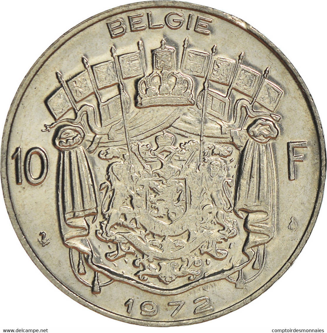 Monnaie, Belgique, 10 Francs, 10 Frank, 1972 - 10 Frank