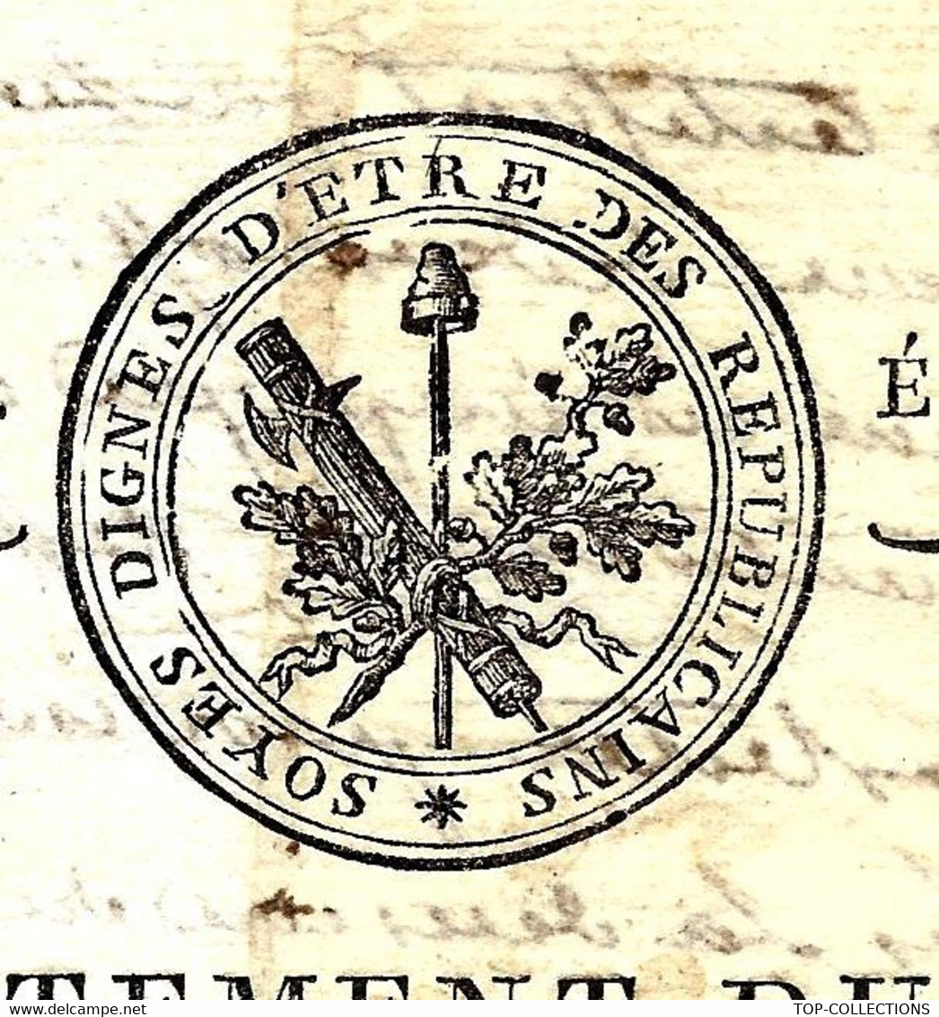 Gard Gers Auch Révolution Française 1798 CONGE ACCORD Contre Ordre REFUS Signé Du GENERAL NOGUES - Otros & Sin Clasificación