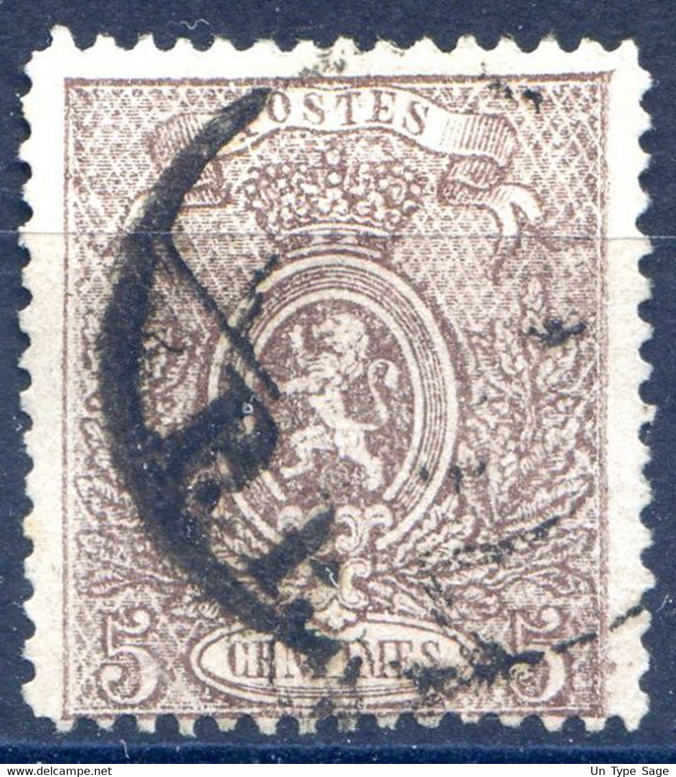 Belgique COB N°25 - Cachet P.P - (F2113) - 1866-1867 Kleine Leeuw