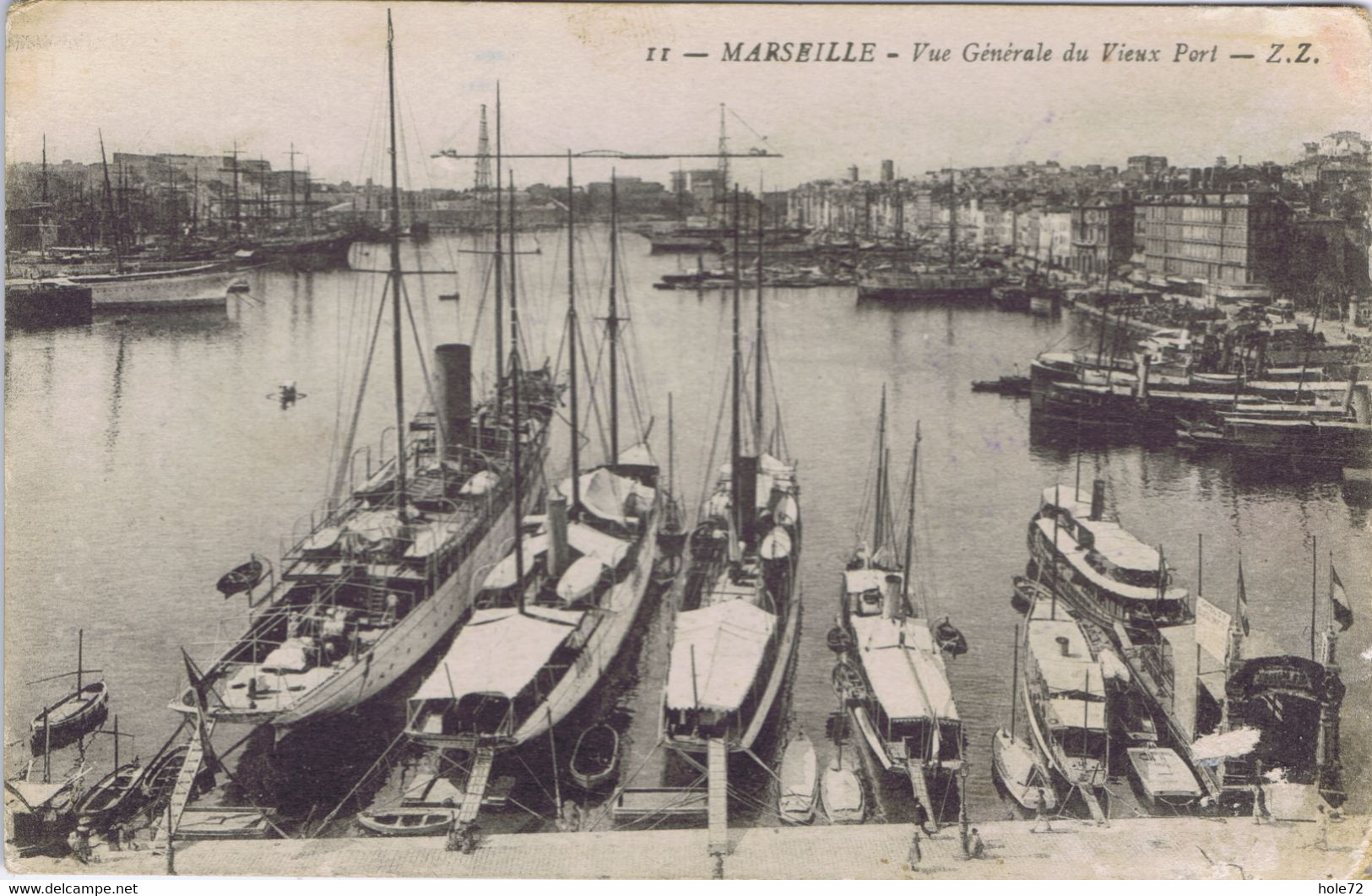 13 - Marseille (Bouches Du Rhône) - Vue Générale Du Port - Vieux Port, Saint Victor, Le Panier