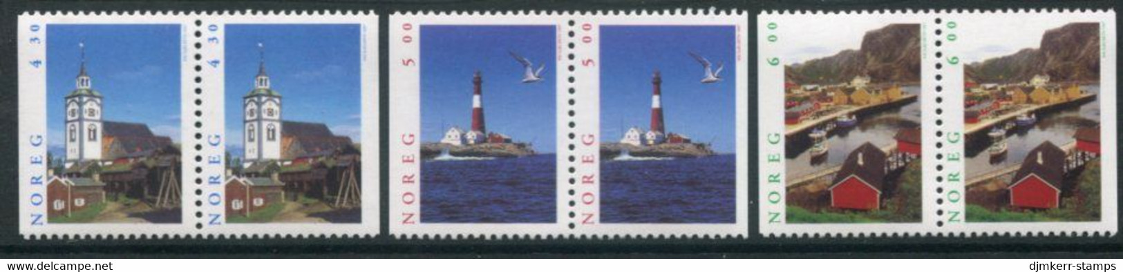 NORWAY 1997 Tourism Pairs MNH / **.   Michel 1246-48 Dl-Dr - Ungebraucht