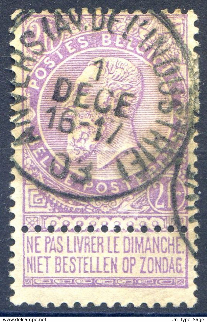 Belgique COB N°67 - Cachet ANVERS (AVENUE DE L'INDUSTRIE) 1.12.1903 - (F2098) - 1893-1900 Barba Corta