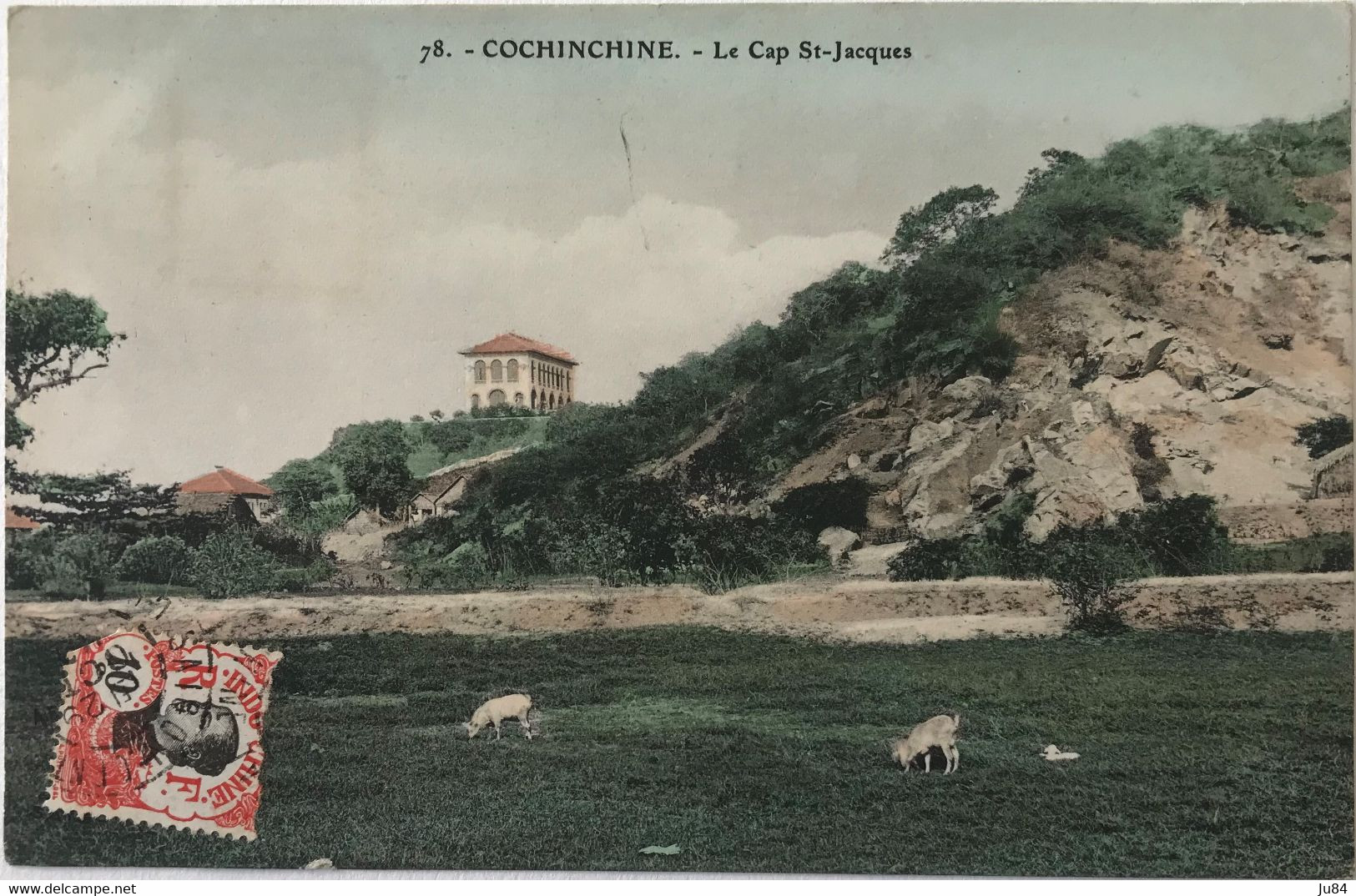 Indochine - Cochinchine - Saïgon Centre - Le Cap St-Jacques - Carte Postale Pour Toulouse - Poste RF - 28 Octobre 1910 - Usados