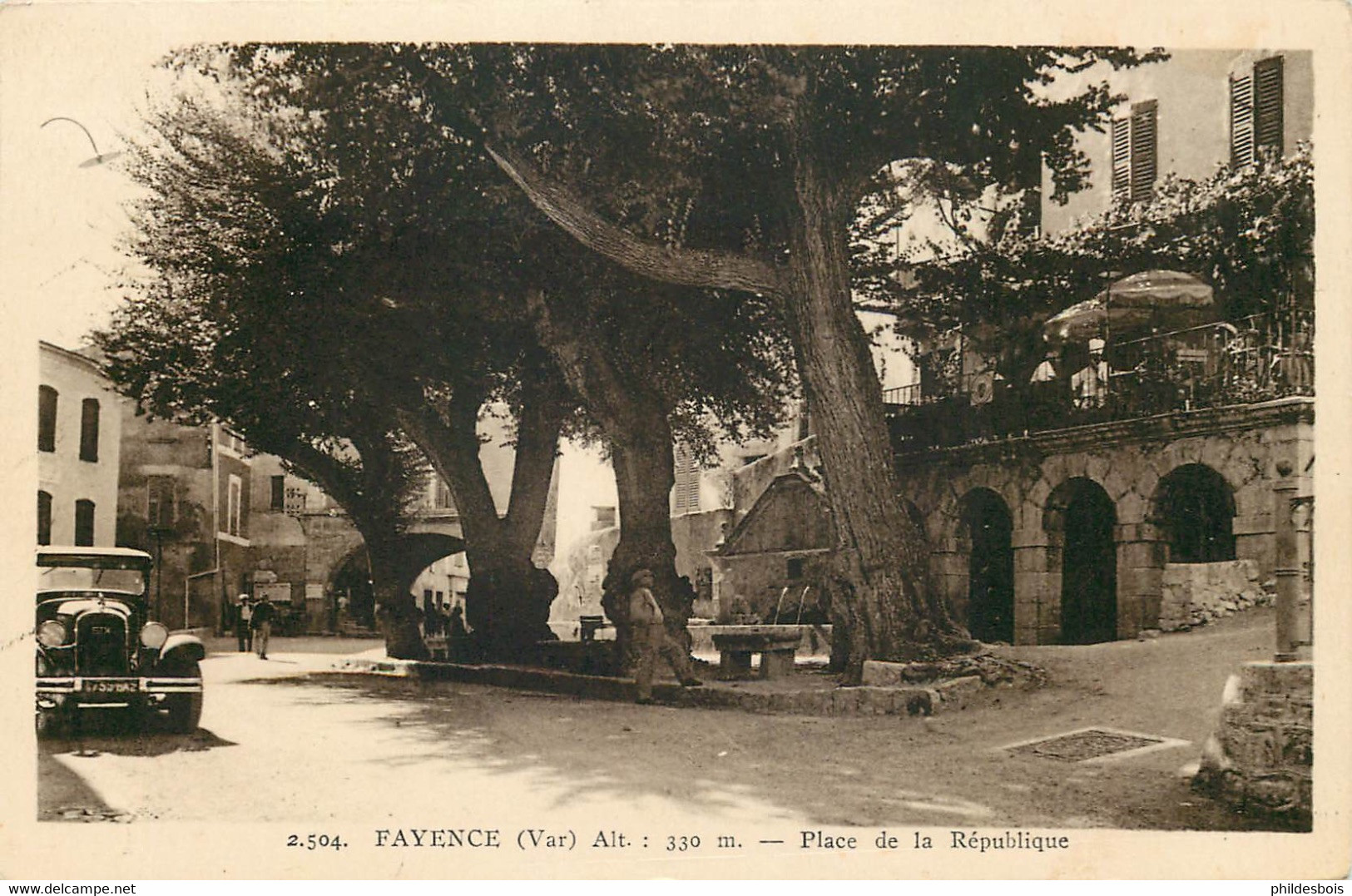 VAR  FAYENCE  Place De La Republique - Fayence