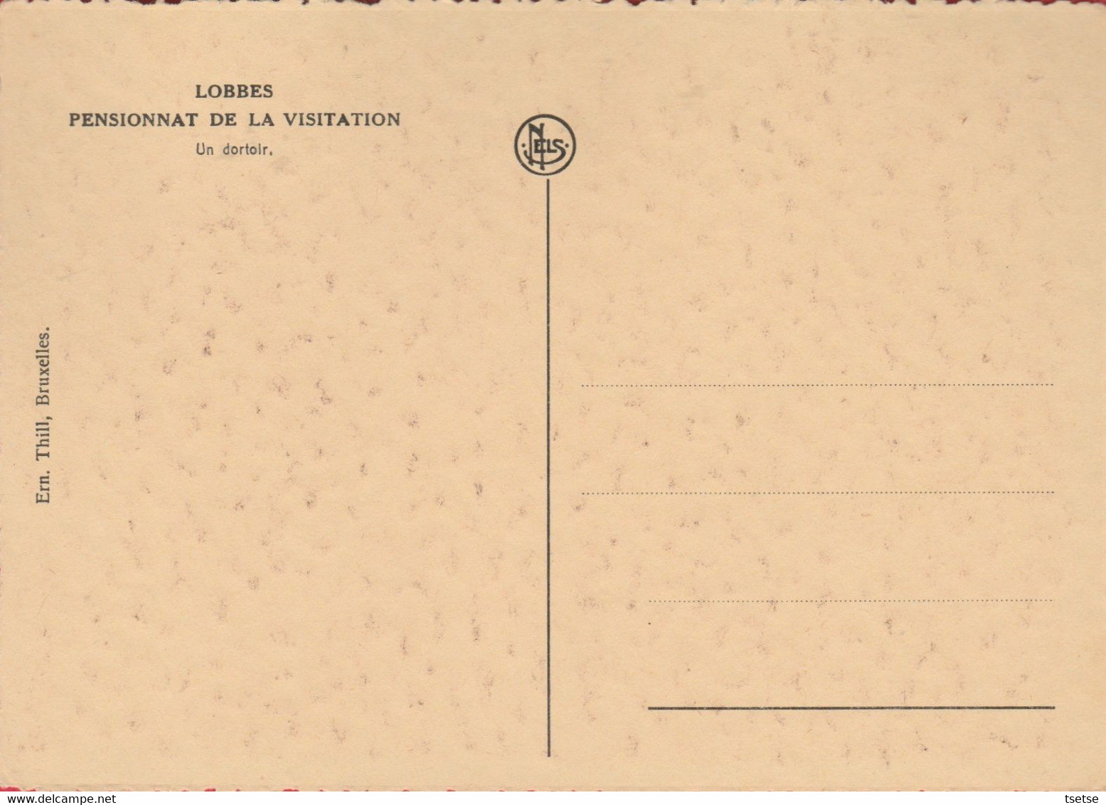 Lobbes - Pensionnat De La Visitation - Un Dortoir ( Voir Verso ) - Lobbes