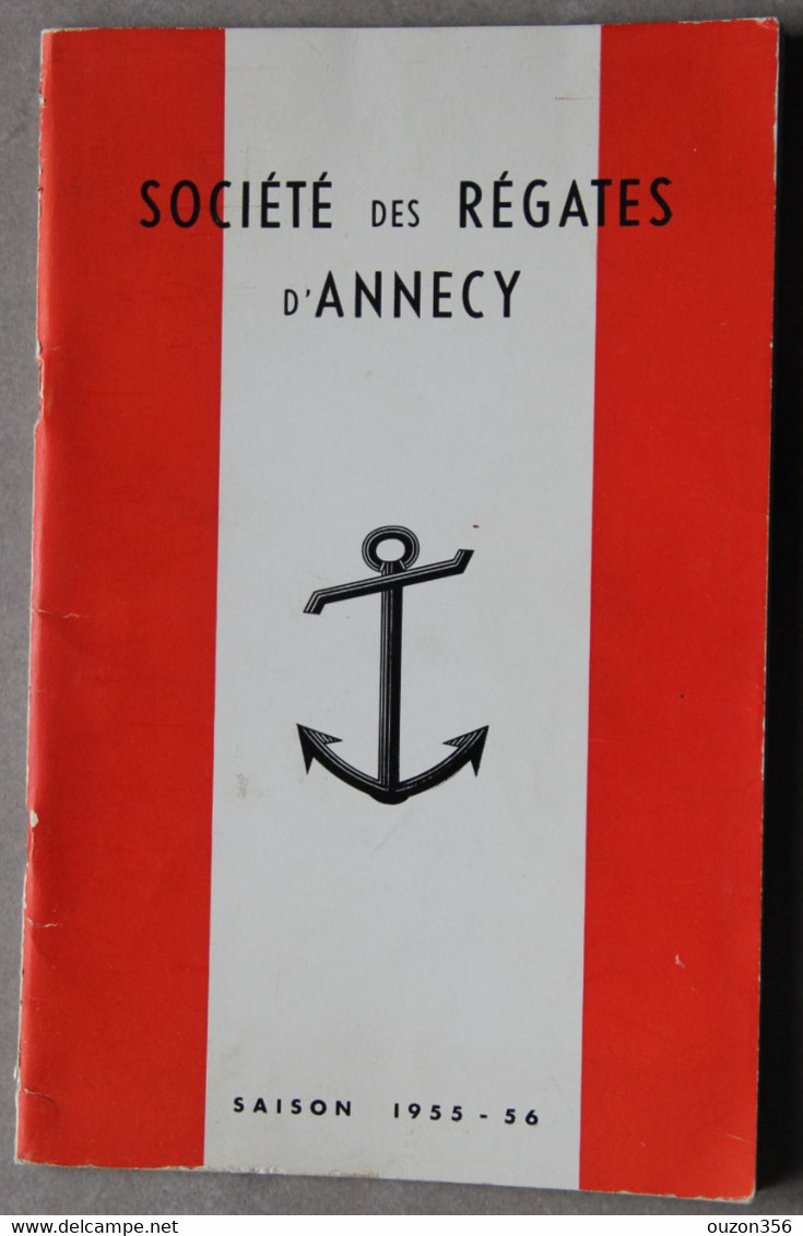 Société Des Régates D'Annecy (Haute-Savoie), Saison 1955-56 - Alpes - Pays-de-Savoie