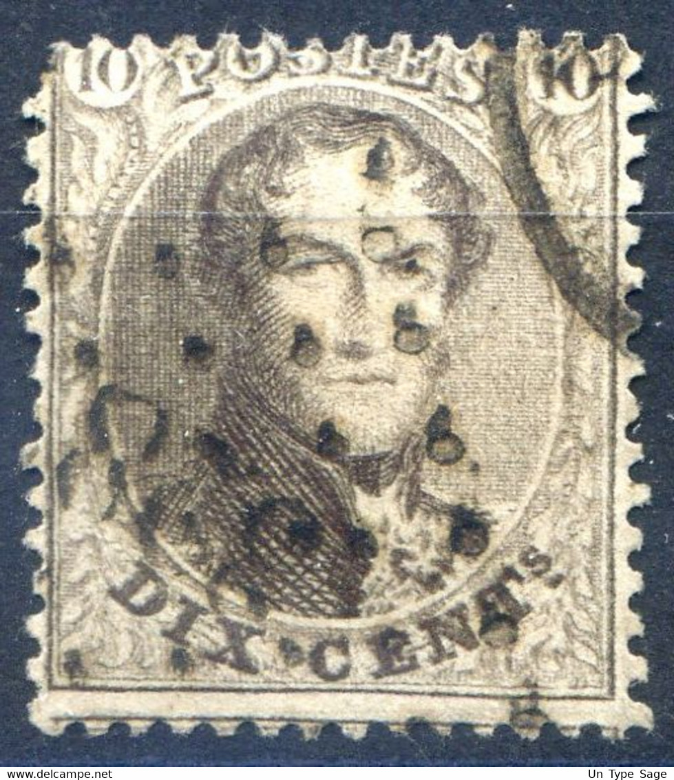 Belgique COB N°14 Oblitéré - (F2083) - 1863-1864 Medaillons (13/16)