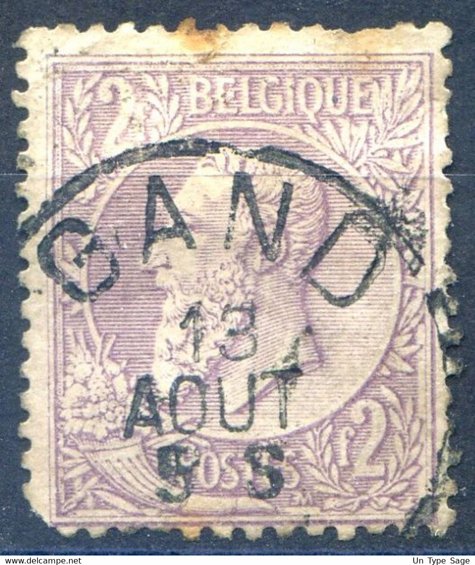 Belgique COB N°52 Cachet GAND - (F2087) - 1883 Leopoldo II