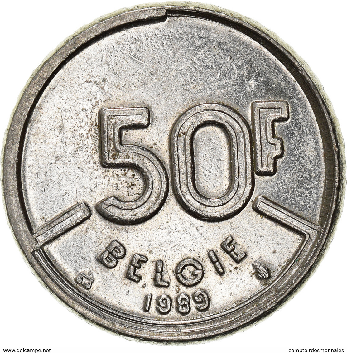 Monnaie, Belgique, 50 Francs, 50 Frank, 1989 - 50 Francs