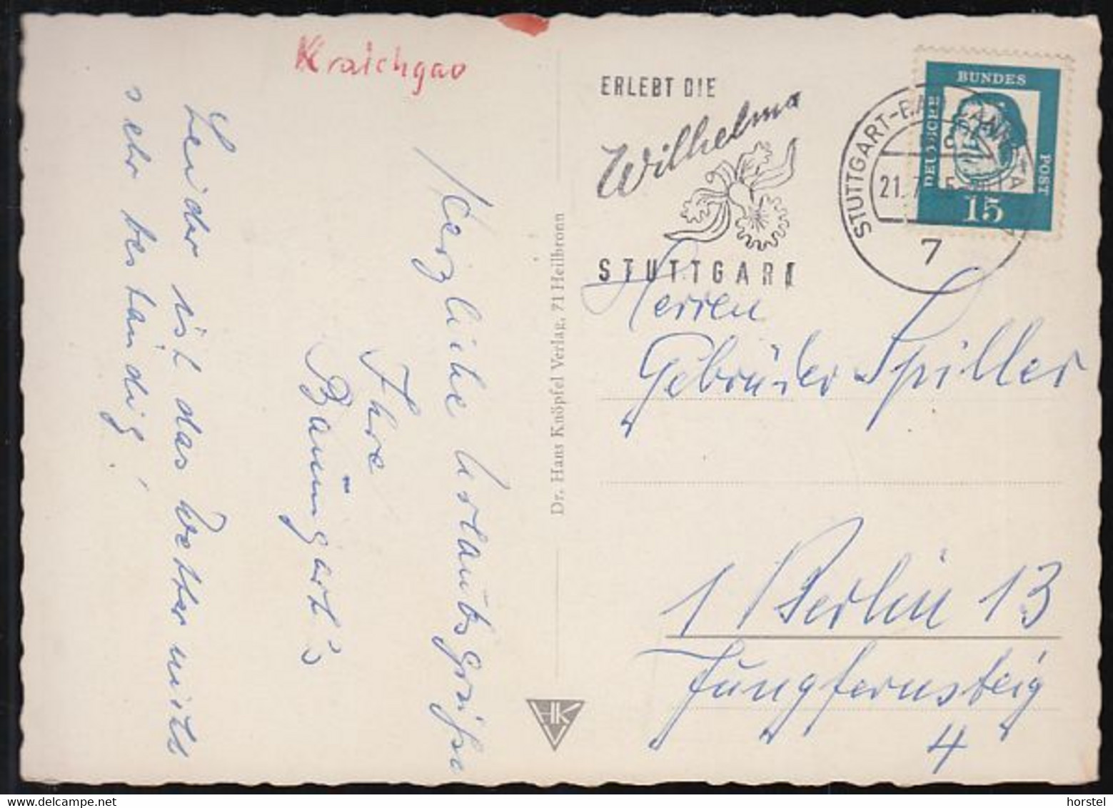 D-75031 Eppingen - Alte Ansichten - Fachwerkhäuser - Cars - VW Bus - Nice Stamp 1961 - Eppingen