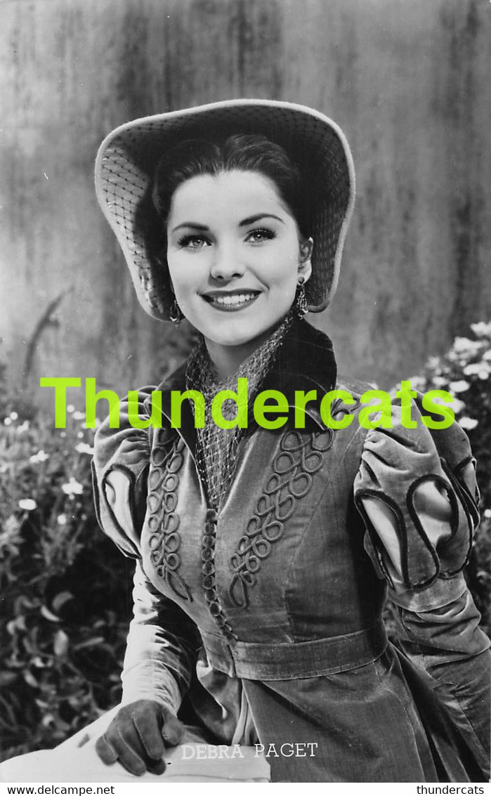 CPSM PHOTO CINEMA ACTRICE RPPC REAL PHOTO POSTCARD MOVIE STAR ACTRESS DEBRA PAGET - Acteurs