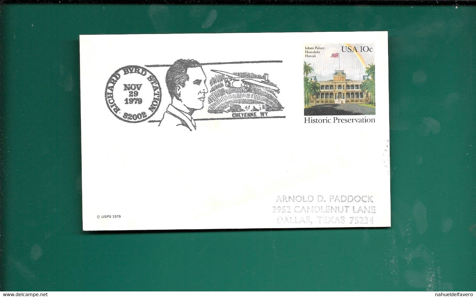 United States Stationery Postcard With Special Postmark Richard Byrd - 1961-80