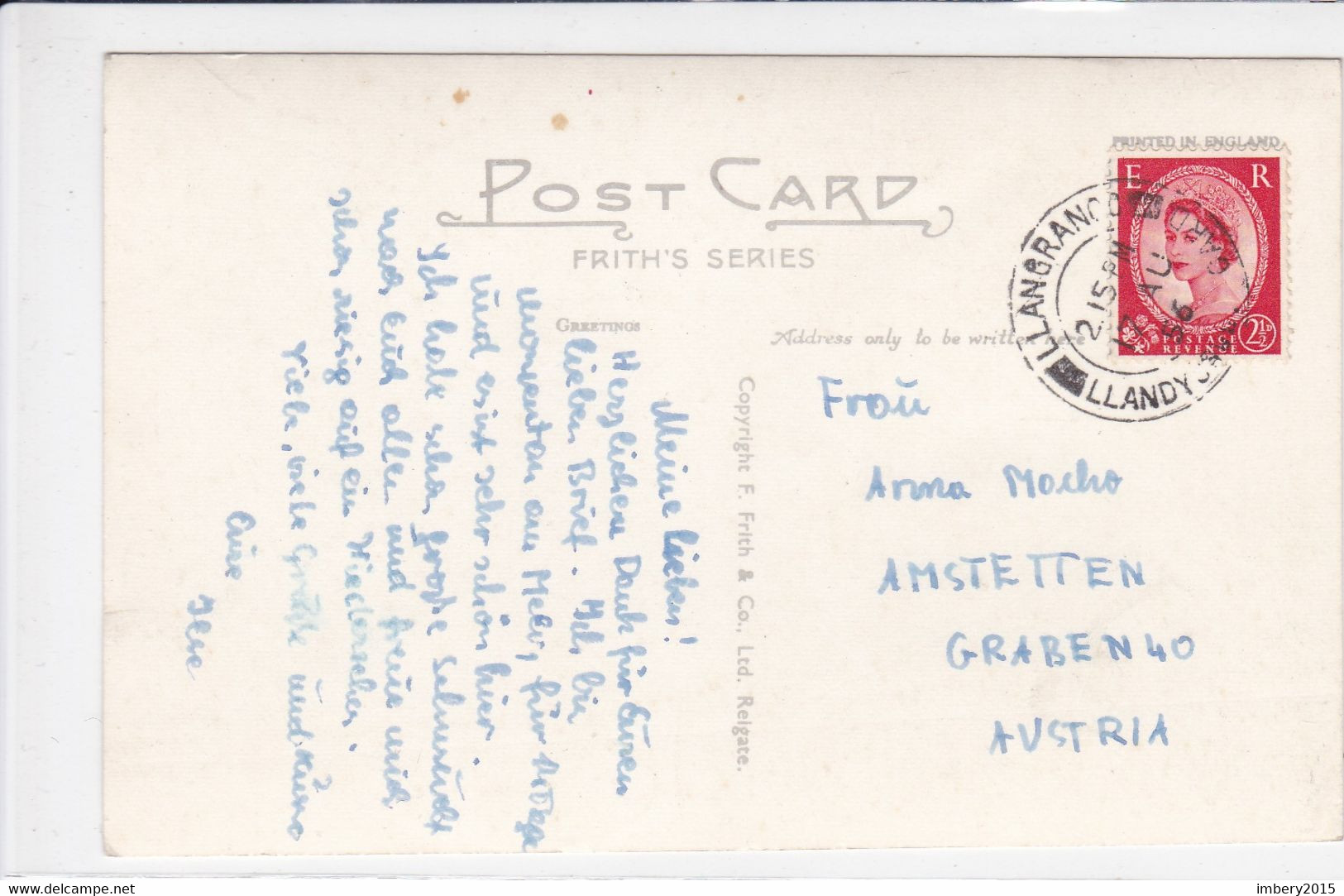 Ak  LLANGRANNOG, 1956,  The Bay, Ceredigion, Wales, Great Britain, Ansichtskarte, Post Card - Cardiganshire