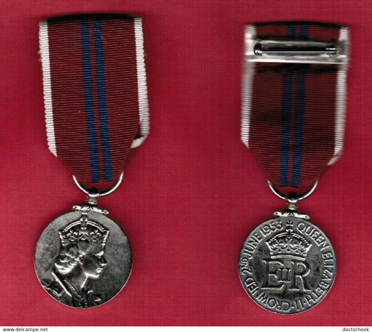 GREAT BRITAIN   1953 QUEEN ELIZABETH CORONATIAN MEDAL (T-125) - Royaux/De Noblesse