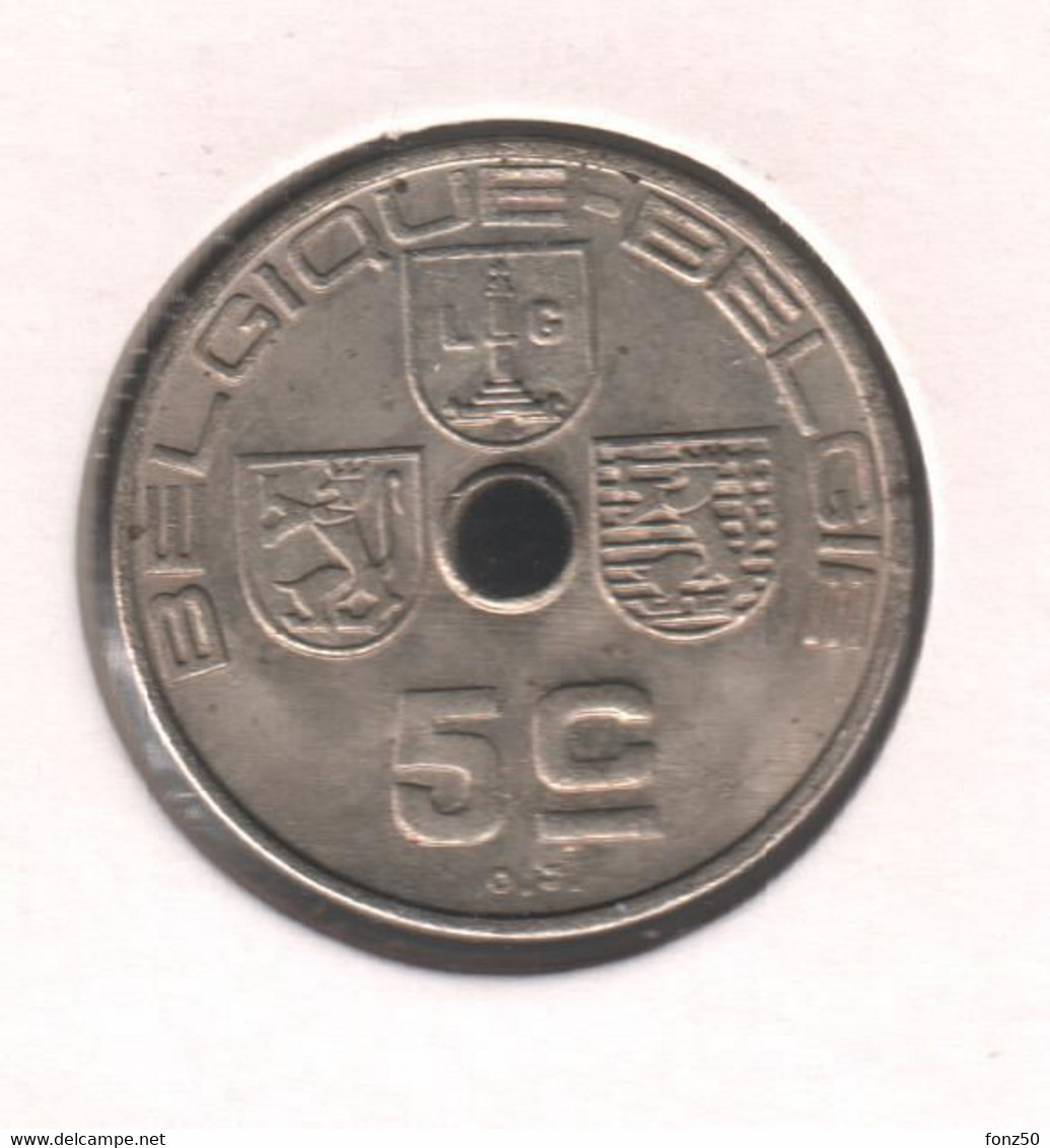 LEOPOLD III * 5 Cent 1938 Frans/vlaams * Nr 10937 - 5 Cents