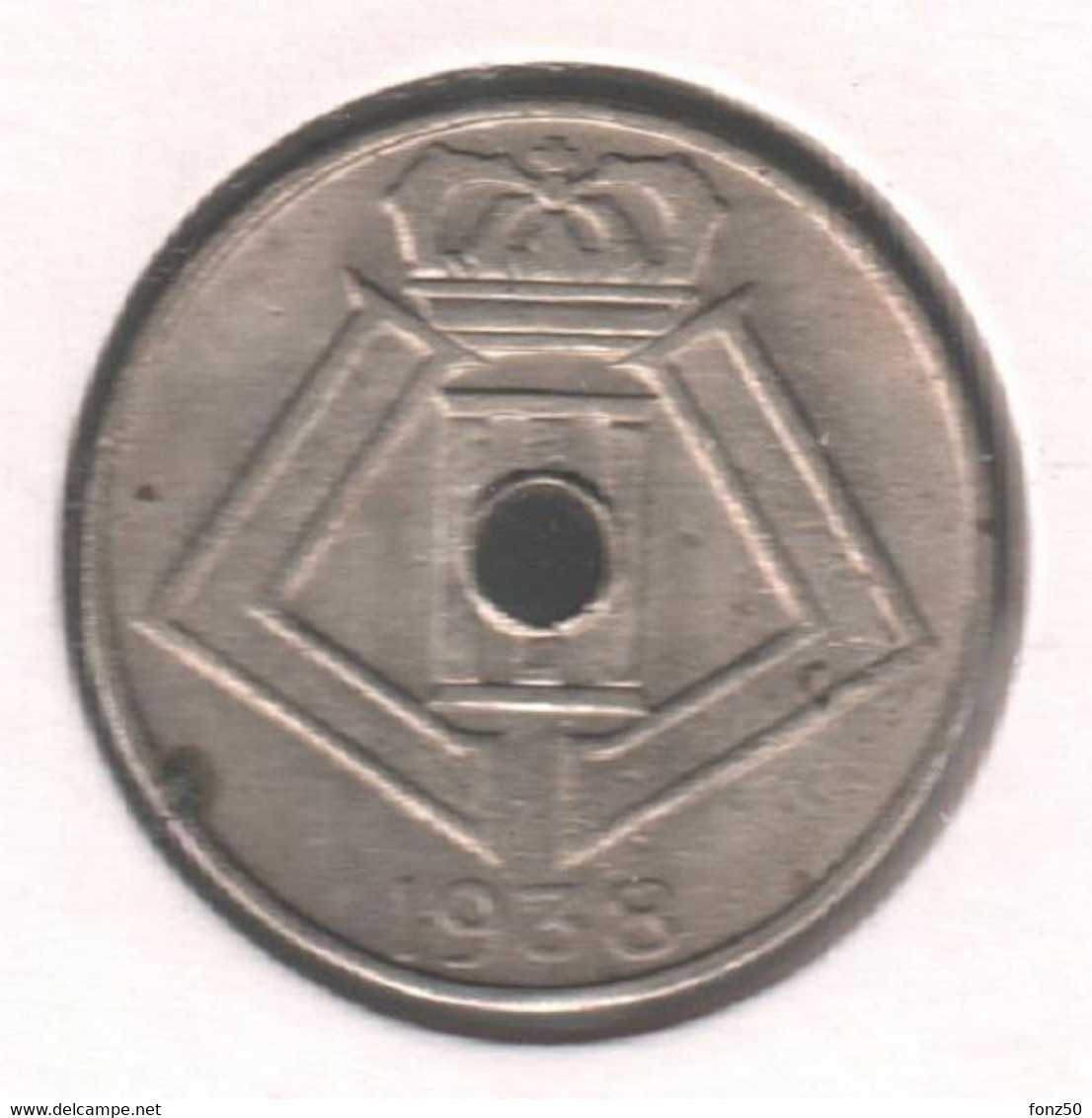 LEOPOLD III * 5 Cent 1938 Frans/vlaams * Nr 10940 - 5 Cents