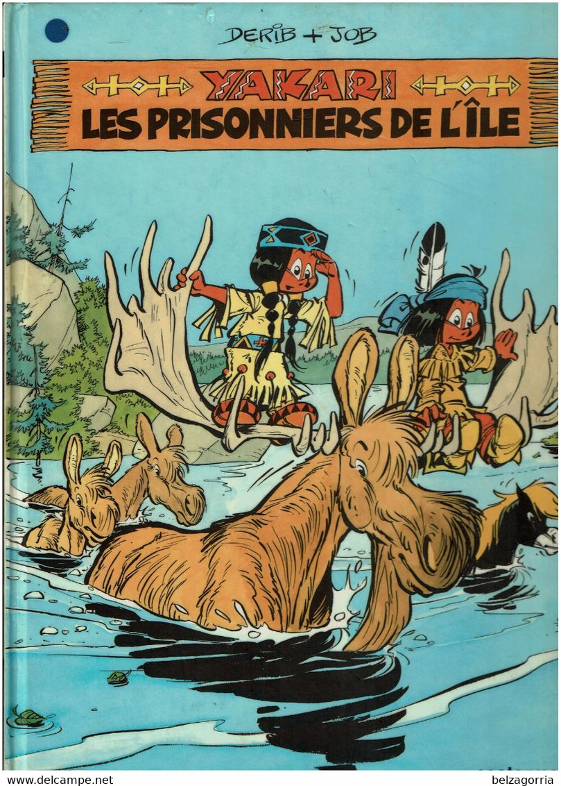 AKARI  LES PRISONNIERS DE L' ÎLE  - N°9 -  DERIB + JOB  -    Casterman 1983 - VOIR SCANS - Yakari