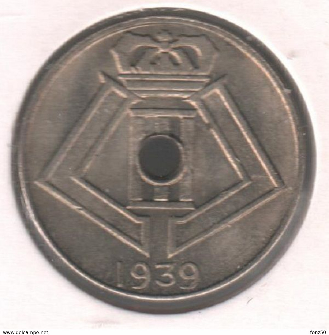 LEOPOLD III * 5 Cent 1939 Vlaams/frans * Nr 10941 - 5 Centesimi