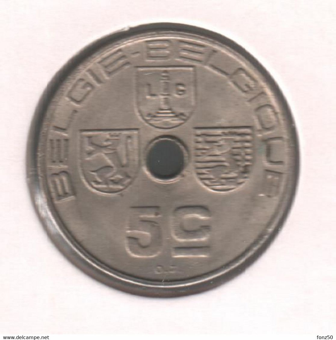 LEOPOLD III * 5 Cent 1939 Vlaams/frans * Nr 10941 - 5 Centimes
