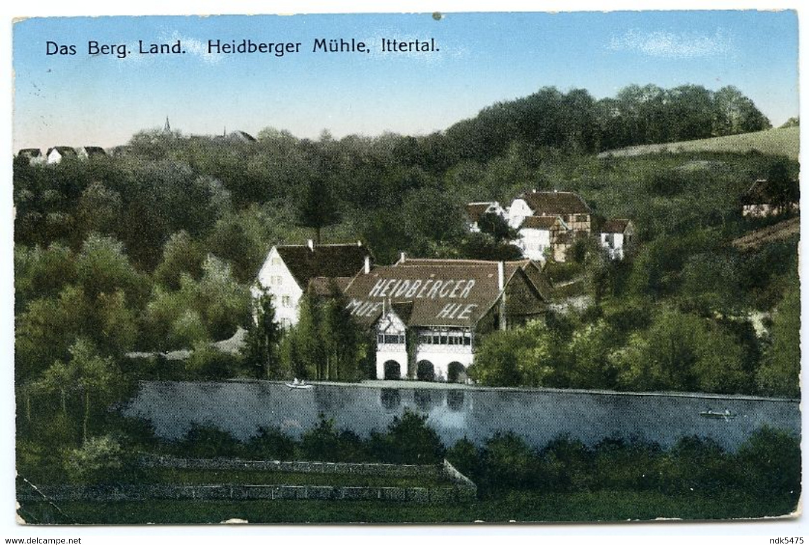 ALLEMAGNE : ITTERTAL - HEIDBERGER MUHLE, HAAN / RESTAURATION - MEURER / ADRESSE - GOGGINGEN, AUGSBURG (RICHTER) - Haan