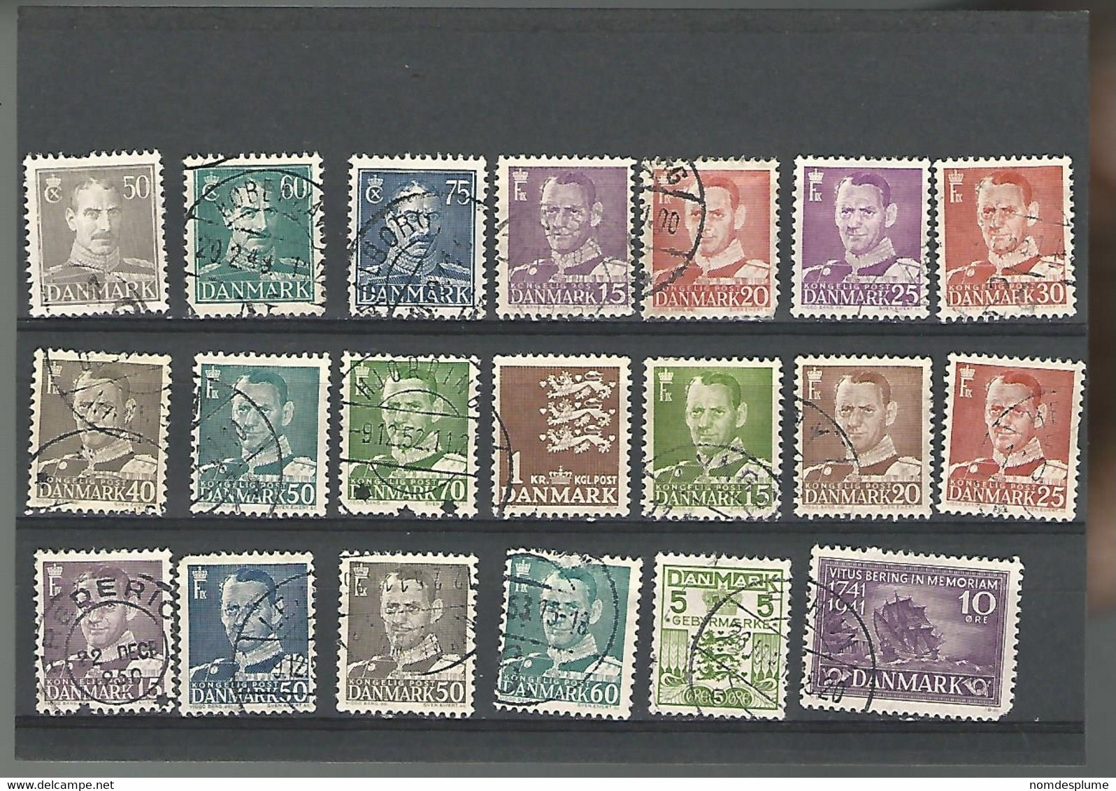 54761 ) Collection Denmark  Postmarks - Sammlungen