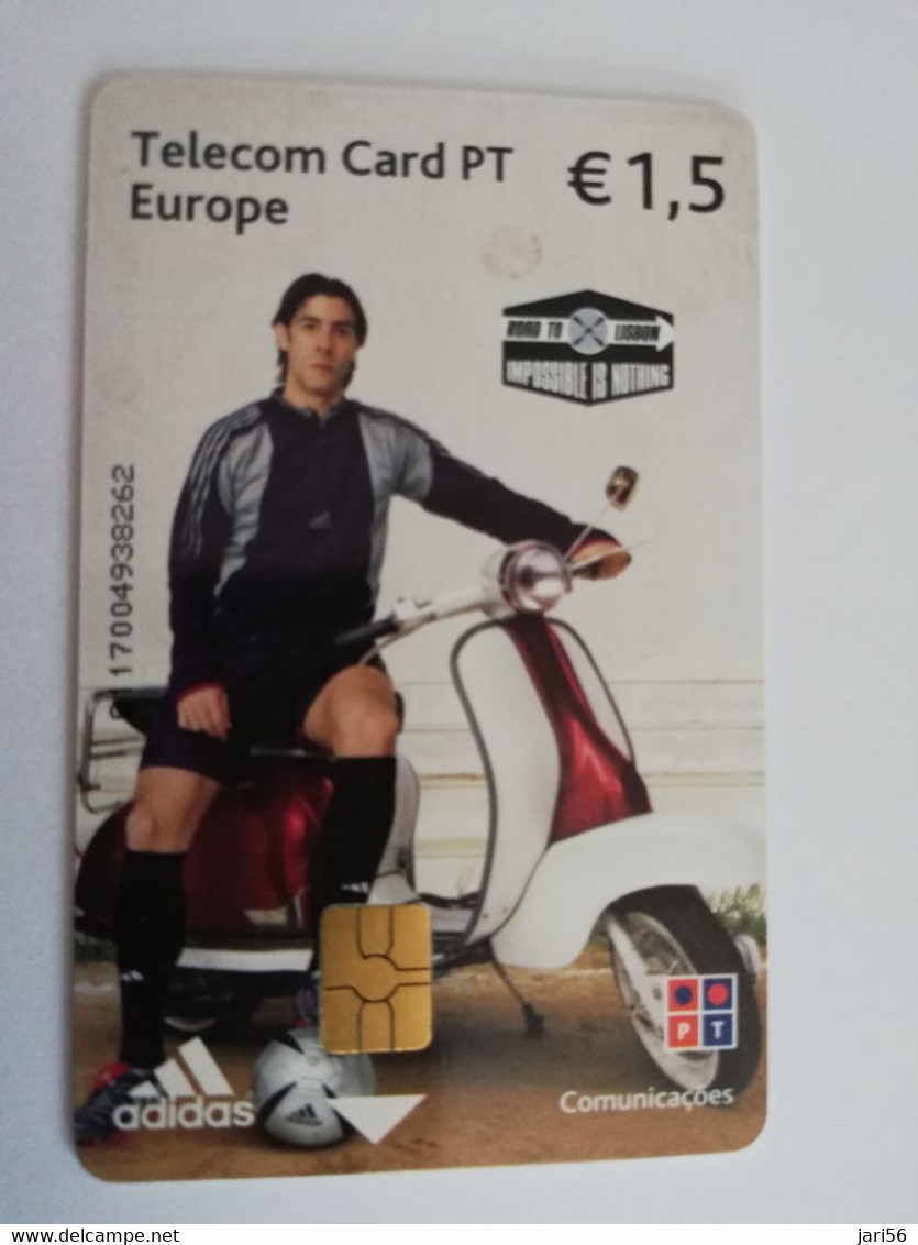 PORTUGAL   CHIPCARD  € 1,50 FUTBOL     Nice  Fine Used      **8784** - Portugal