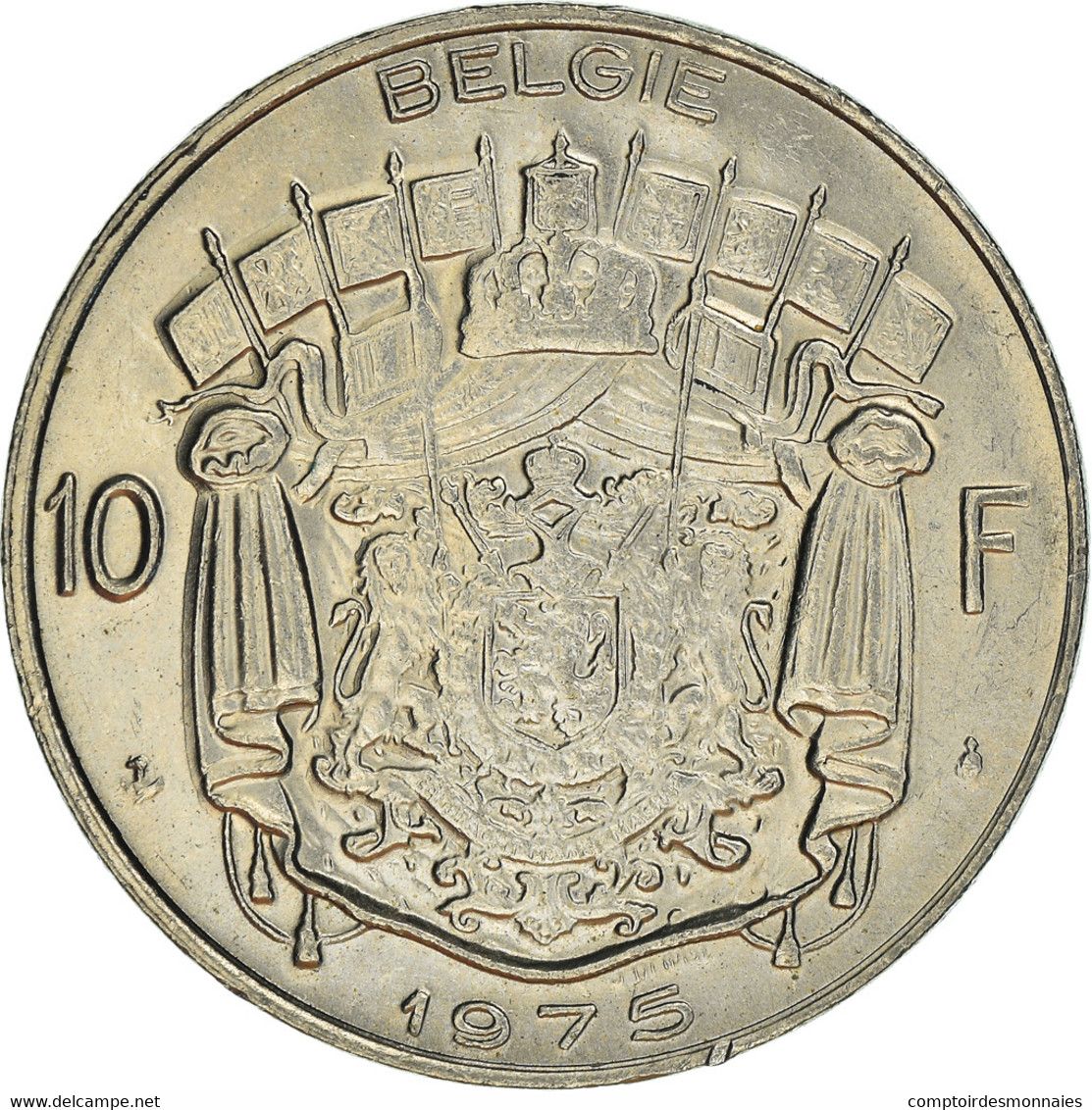 Monnaie, Belgique, 10 Francs, 10 Frank, 1975 - 10 Francs