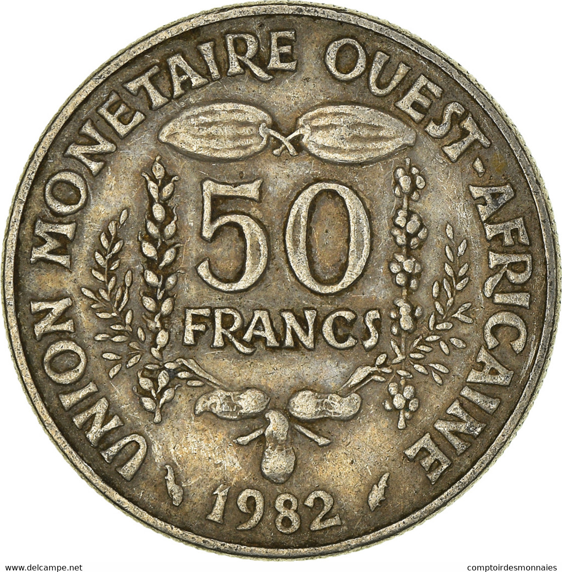 Monnaie, Communauté économique Des États De L'Afrique De L'Ouest, 50 Francs - Ivory Coast