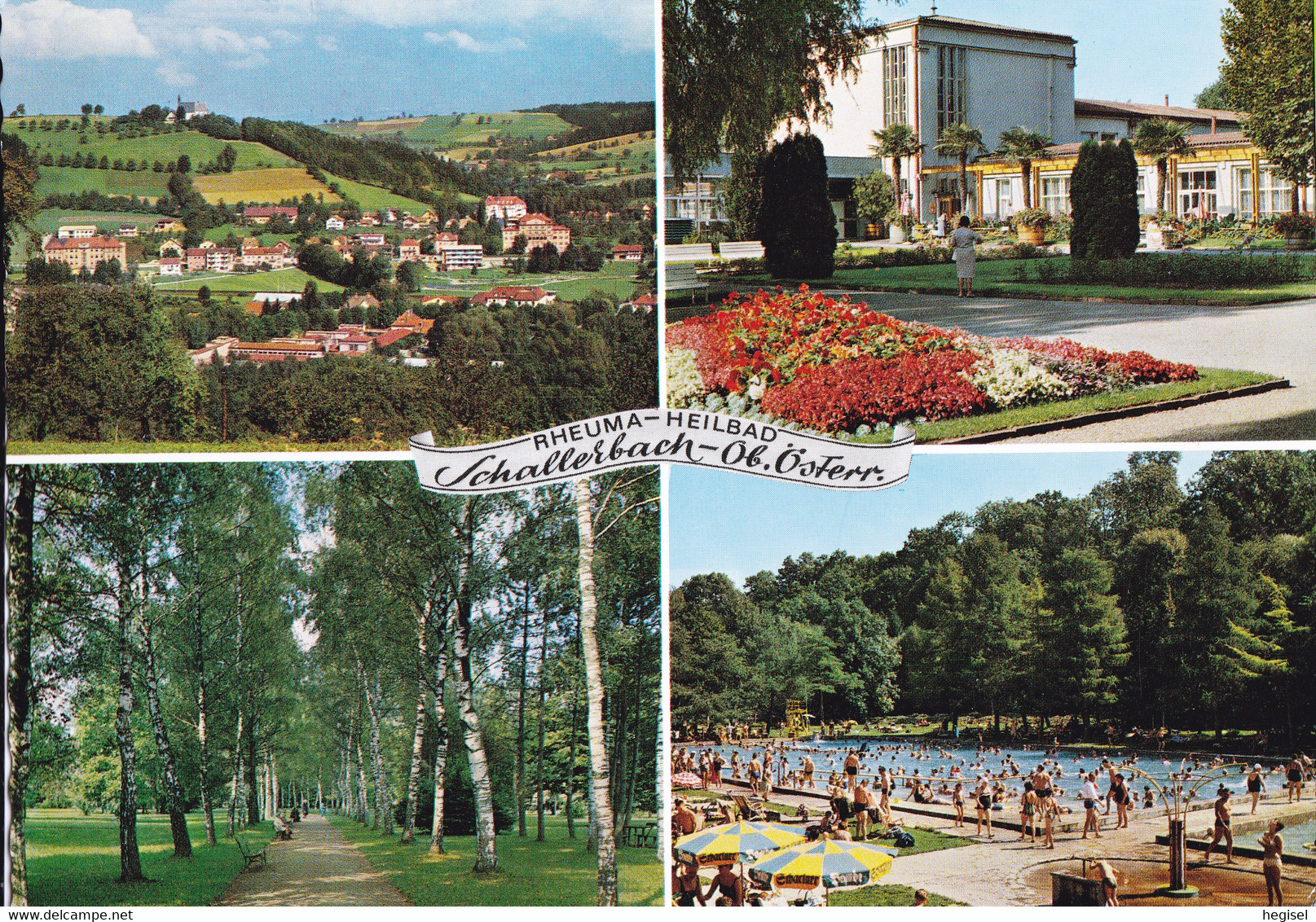 1969, Österreich, Rheuma - Heilbad Bad Schallerbach, Kurhaus, Birkenallee, Strandbad, Oberösterreich - Bad Schallerbach